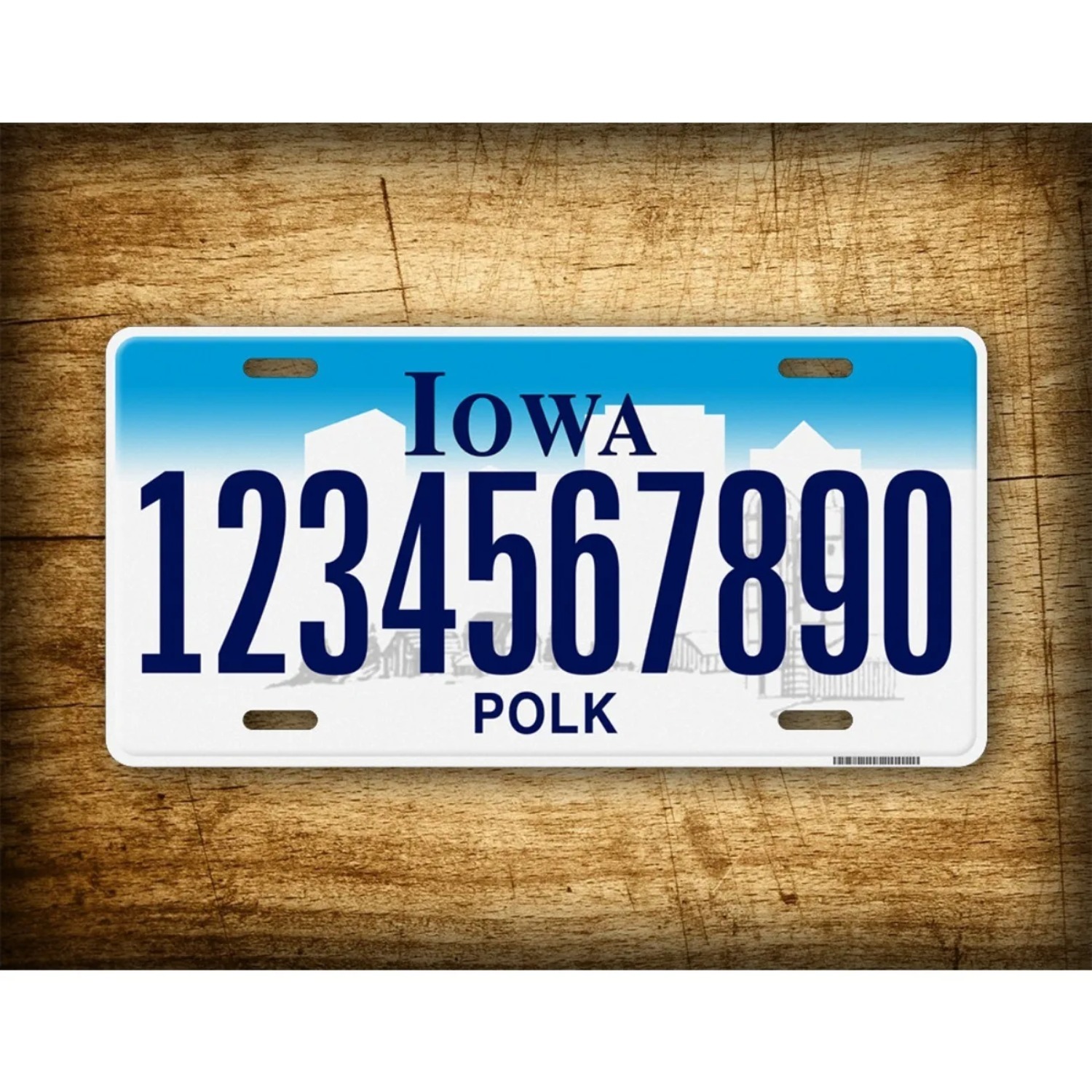 Home Bar Signs - Kişiselleştirilmiş Iowa Vintage Metal Tabela Dekoratif