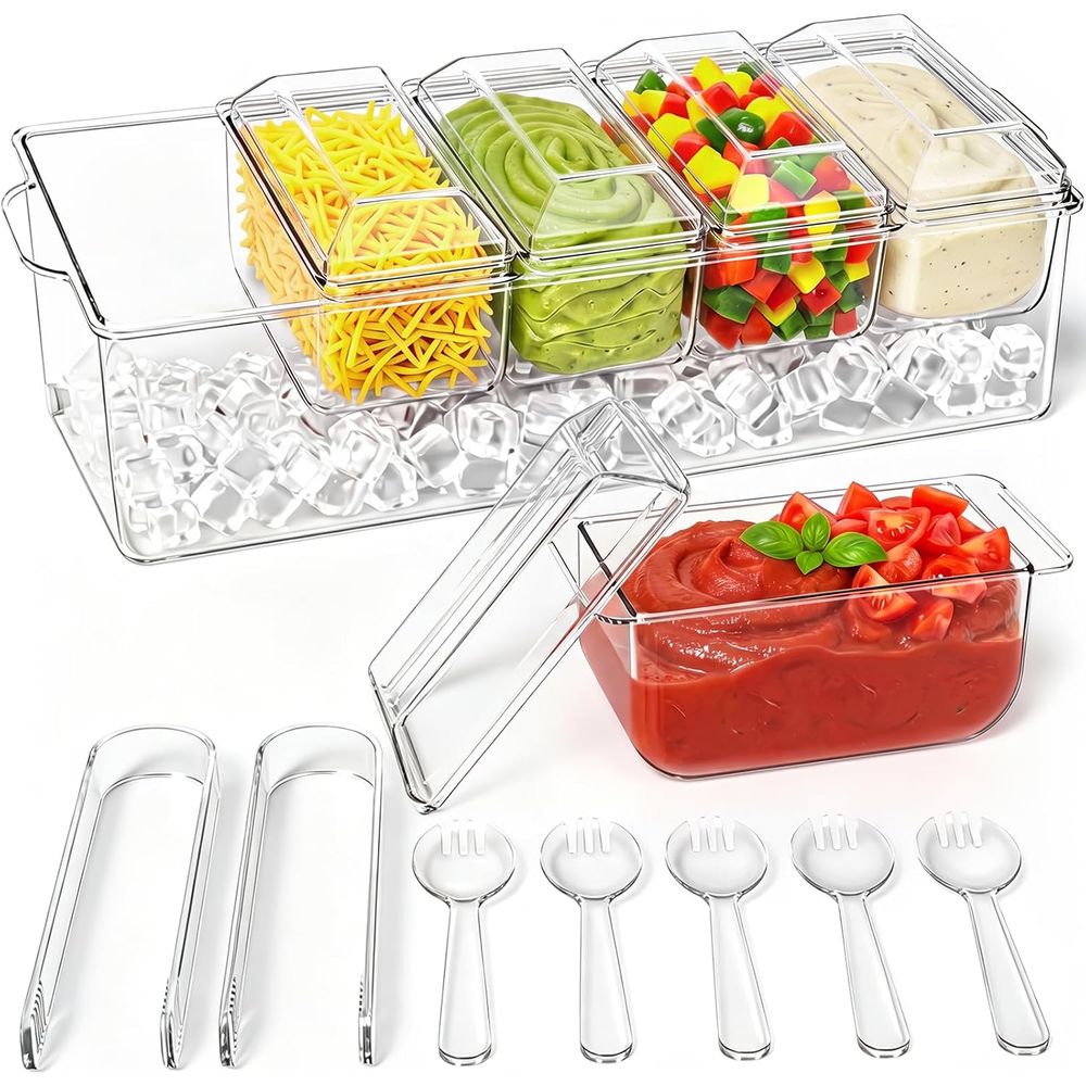 Garnish Tray Set - Baharat Tabağı, Ev, Parti, Kutlama ve