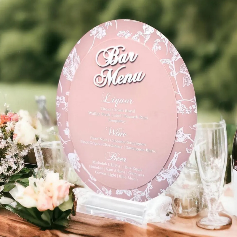 3D OVAL Toile Çiçek Desenli Çi - Cocktail Recipe Book incelemesi ve fiyatı