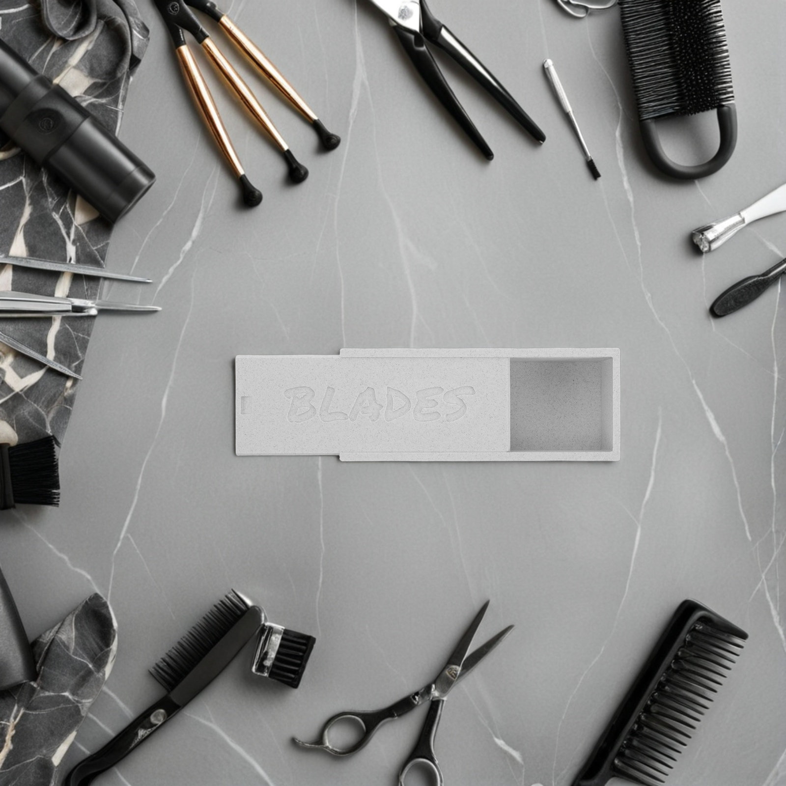 Beyaz Çift Bölmeli Bıçak Sakla - Home Barber incelemesi ve fiyatı
