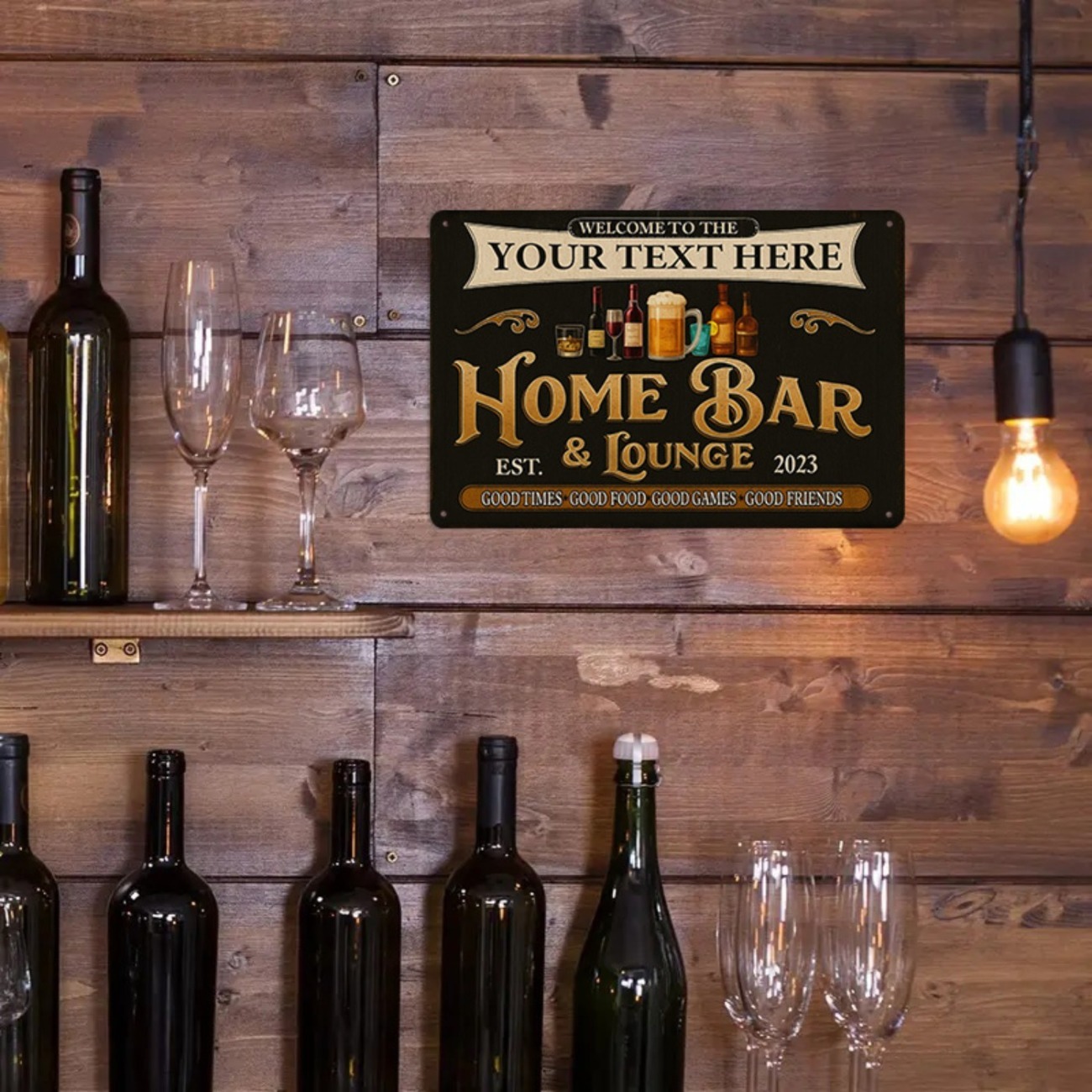 Kişiye Özel Vintage Ev Barı ve - Home Bar Lounge incelemesi ve fiyatı