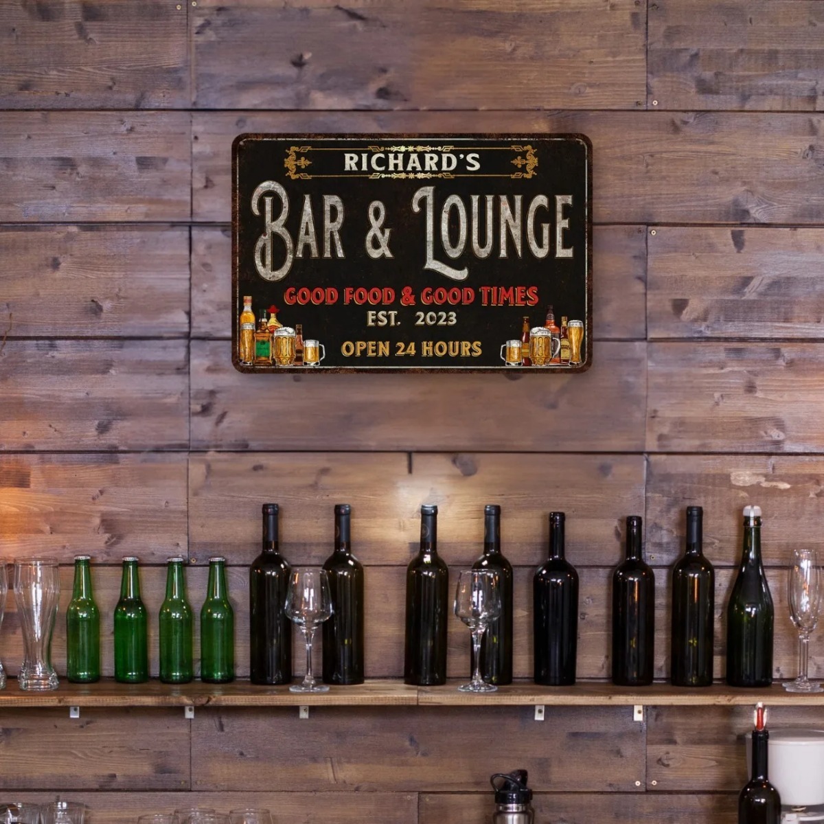 Özel Bar ve Lounge Tabelası Ba - Home Bar Lounge incelemesi ve fiyatı