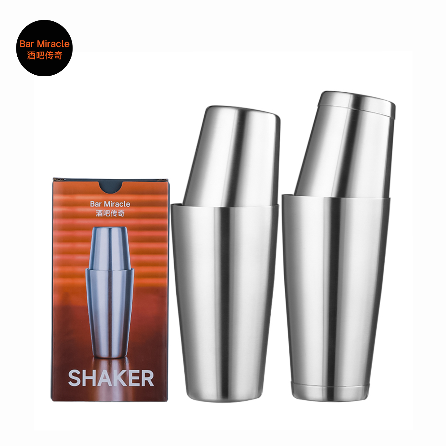 Bar Miracle 304 Paslanmaz Çeli - Boston Shaker Set incelemesi ve fiyatı