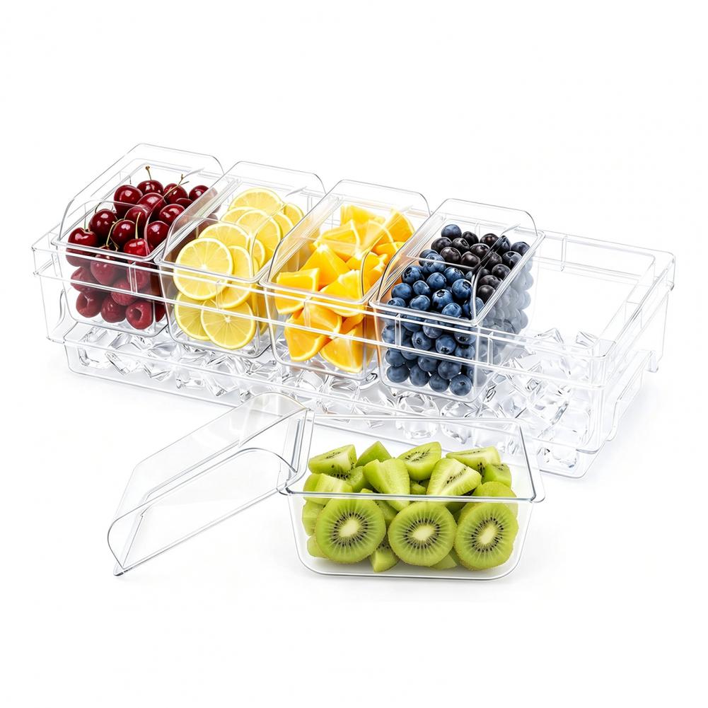 2026 Taco Bar Servis Seti, Par - Garnish Tray Set incelemesi ve fiyatı